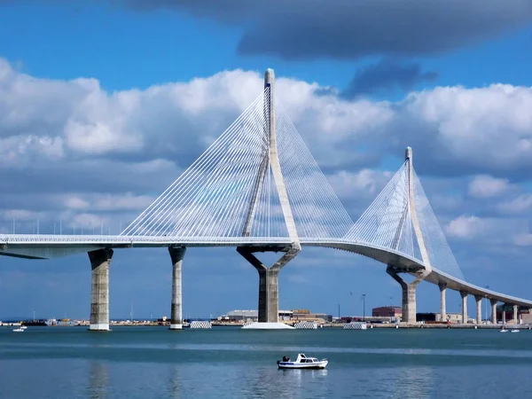 Puente Constitucion Called Pepa Bay Cadiz Andalusia Spain Europe — Stock Photo, Image