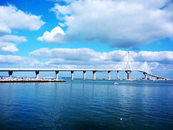 Puente Constitucion Called Pepa Bay Cadiz Andalusia Spain Europe — Stock Photo, Image