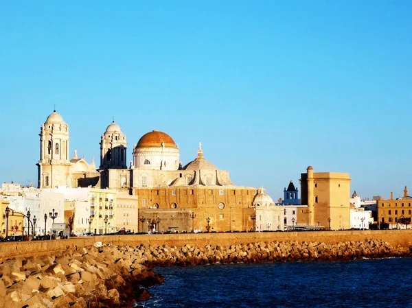 Cadiz Başkenti Endülüs Katedrali Spanya Avrupa — Stok fotoğraf