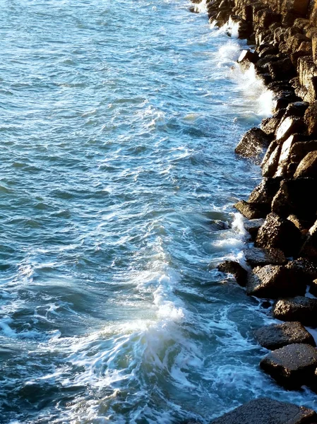 Rocas Bahía Cádiz Capital Andalucía España Europa — Foto de Stock