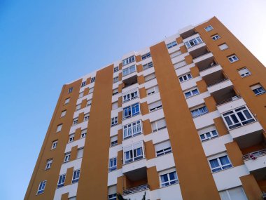 Cadiz Körfezi sermaye, Andalusia ev binalar. İspanya. Europe