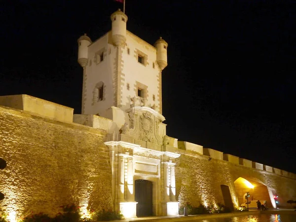 Puertas Tierra Zátoce Cádiz Andalusie Španělsko Evropě — Stock fotografie