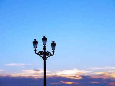 Cadiz limanında ışık lambası. Endülüs. İspanya. Avrupa