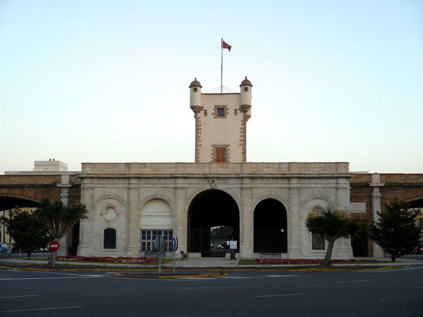 Puertas Tierra Endülüs Cadiz Körfezi Nde Spanya Avrupa — Stok fotoğraf