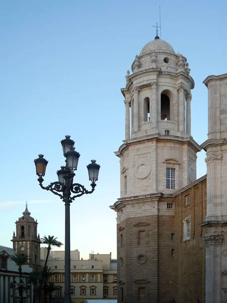 Cattedrale Nella Baia Della Capitale Cdiz Andalusia Spagna Europa — Foto Stock