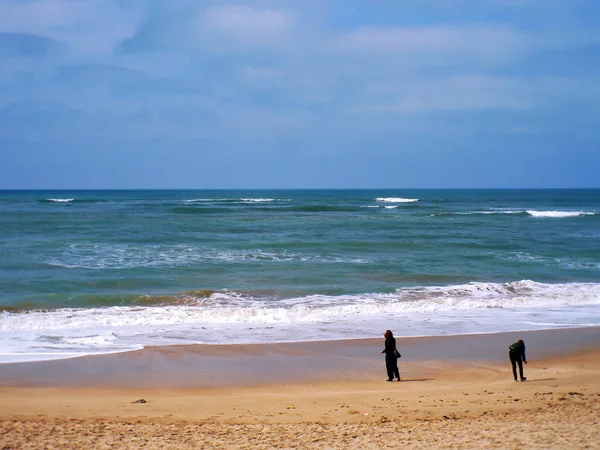 Pôr Sol Costa Praia Baía Cidade Cdiz Andaluzia Espanha Europa — Fotografia de Stock