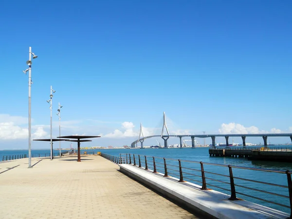 Puente Constitucion Pepa Defne Cadiz Içinde Andalusia Denir Spanya Europe — Stok fotoğraf