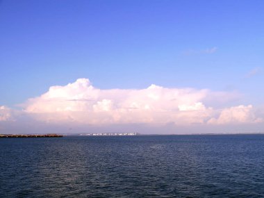 Cadiz Santa Maria Şehir Limanı Sahili, Endülüs. İspanya. Avrupa