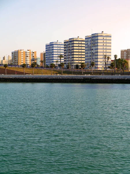 Edificios Viviendas Bahía Cádiz Capital Andalucía España Europa — Foto de Stock