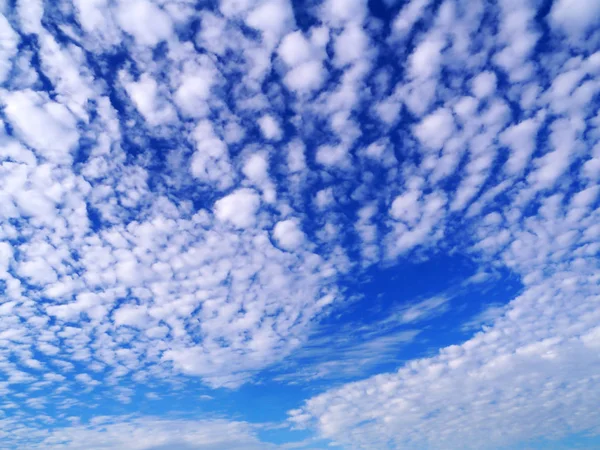 Облака Голубым Небом Городе Кадис Андалусия Испании Европа — стоковое фото