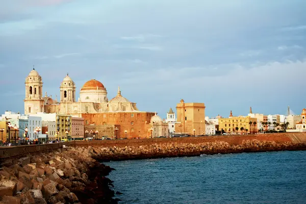 Cadiz Katedrali Nin Başkenti Endülüs Spanya Avrupa — Stok fotoğraf