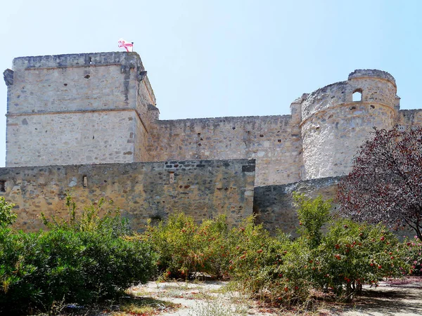 Castelo Santiago Sanlucar Barrameda Cdiz Andaluzia Espanha Europa Agosto 2019 — Fotografia de Stock