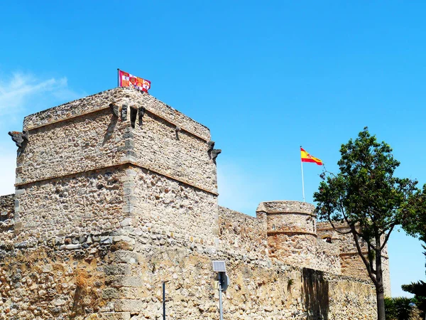 Castelo Santiago Sanlucar Barrameda Cdiz Andaluzia Espanha Europa Agosto 2019 — Fotografia de Stock