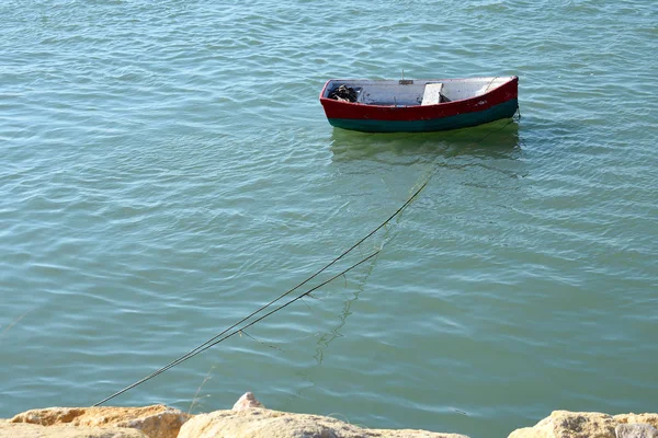 Bateaux Pêche Sur Côte Baie Puerto Real Cadix Andalousie Espagne — Photo