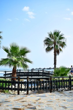 Güzel bir Torremolinos plajı, Malaga. İspanya. Avrupa. 14 Eylül 2019