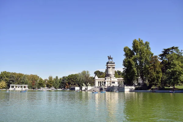 Parque Del Retiro Madrid España Europa Septiembre 2019 — Foto de Stock