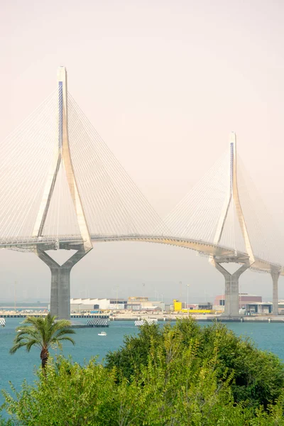 Most Konstytucyjny Zatoce Kadyksu Andaluzja Hiszpanii Europie Lipca 2020 — Zdjęcie stockowe