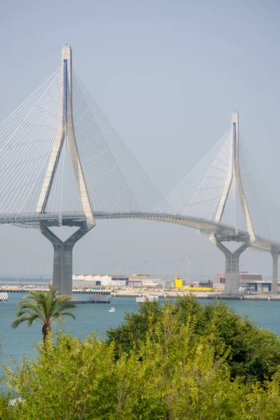 Most Konstytucyjny Zatoce Kadyksu Andaluzja Hiszpanii Europie Lipca 2020 — Zdjęcie stockowe