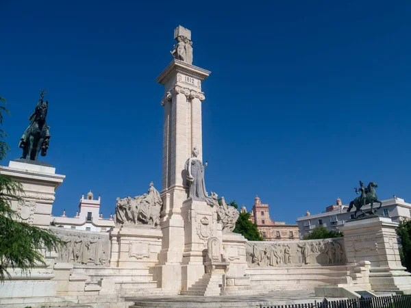 Památník Ústavy Roku 1812 Cádizu Andalusii Španělsko Evropa Července 2020 — Stock fotografie