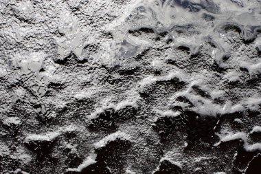 Buz hassas buz plakası ince bir tabaka