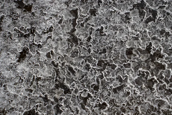 Eine Dünne Schicht Eis Zarte Eisplatte — Stockfoto
