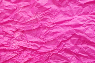 Pembe kırışık kağıt arka plan kapalı