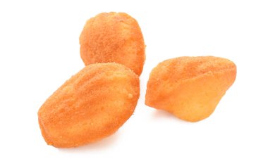 Madleine pastaları beyaza kapalı.