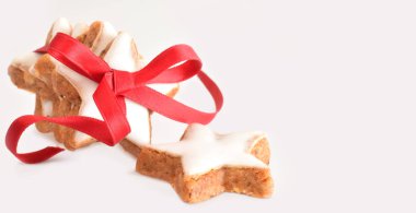 Noel için yıldız şeklinde zencefilli çörek