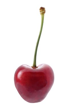 Kiraz beyaz üzerine kapalı