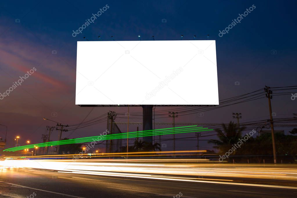 billboard blank for outdoor advertising poster or blank billboar