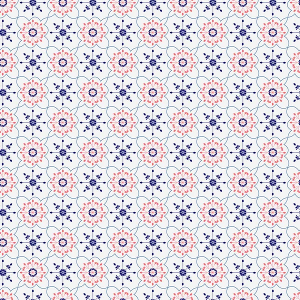 Vector Geometrical Print Ornament Nahtloser Hintergrund Für Kunstvolle Texturmuster Kann — Stockvektor