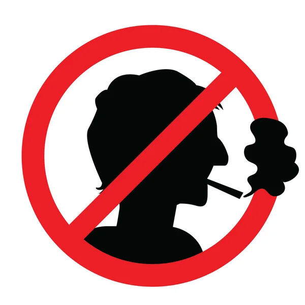 No smoking area — Stock Vector