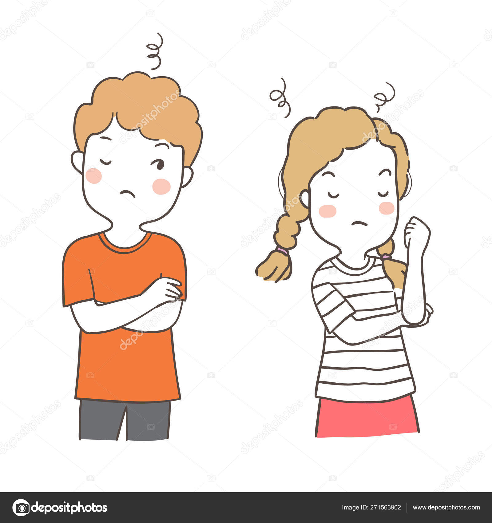 Drawn Angry Boy Girlfriend Isolated White Background Doodle Cartoon Style Stock Vector Image by ©AnchaleeAr #271563902 Drawn Angry Boy Girlfriend Isolated White Background Doodle Cartoon Style Stock Vector Image by ©AnchaleeAr #271563902