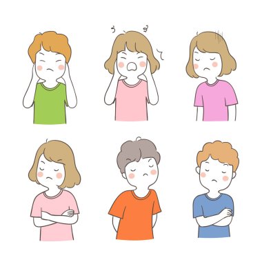 Çizilmiş anne para biriktirmek için bir kız öğretiyor. Vektör çizimi