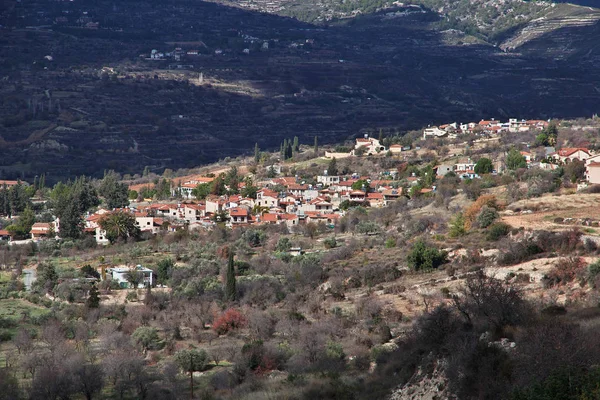 The village Monagri in mountains of Cyprus