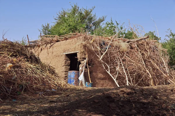 Nile river / Sudan - 23 Feb 2017: The small village on Nile river, Sudan