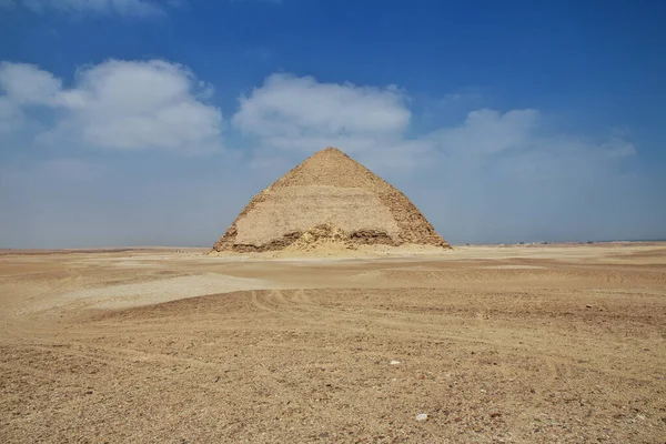 Dahshur, Sahara / Egypt - 04 Mar 2017: Pyramids in Dahshur, Sahara desert, Egypt