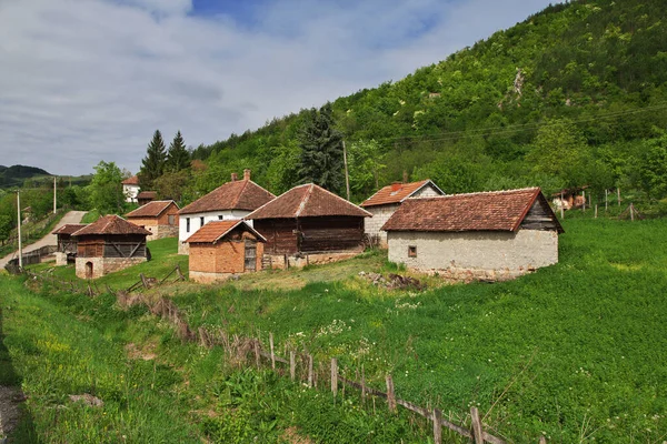 Small village in Serbia, Balkans mountains