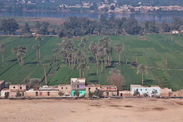 Amarna / Egypt - 03 Mar 2017: City of El Minya in the Sahara on the Nile, Egypt