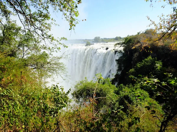 Victoria Falls on the border Zambia and Zimbabwe