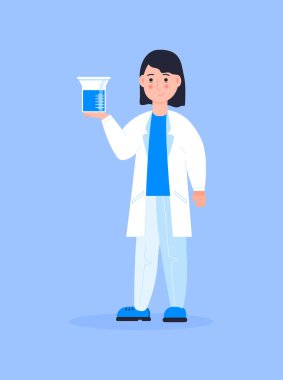 Doktor vektörü ağ ve uygulama için izole edildi. Terapist, cerrah, bilim adamı çizgi film tarzında gösterilir. Hemşire yardım ediyor. Tıbbi malzeme illüstrasyonu.