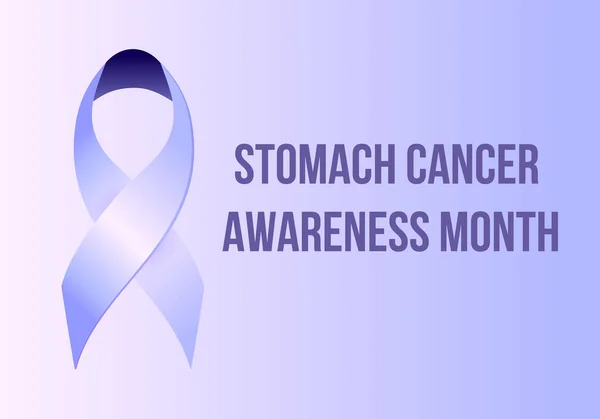 Stomach Cancer Awareness Month Concept Vector Event Celebrated November Periwinkle — Stock Vector