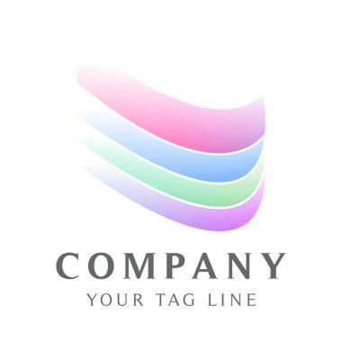 Halı iş ve benzeri için soyut logo şablonları