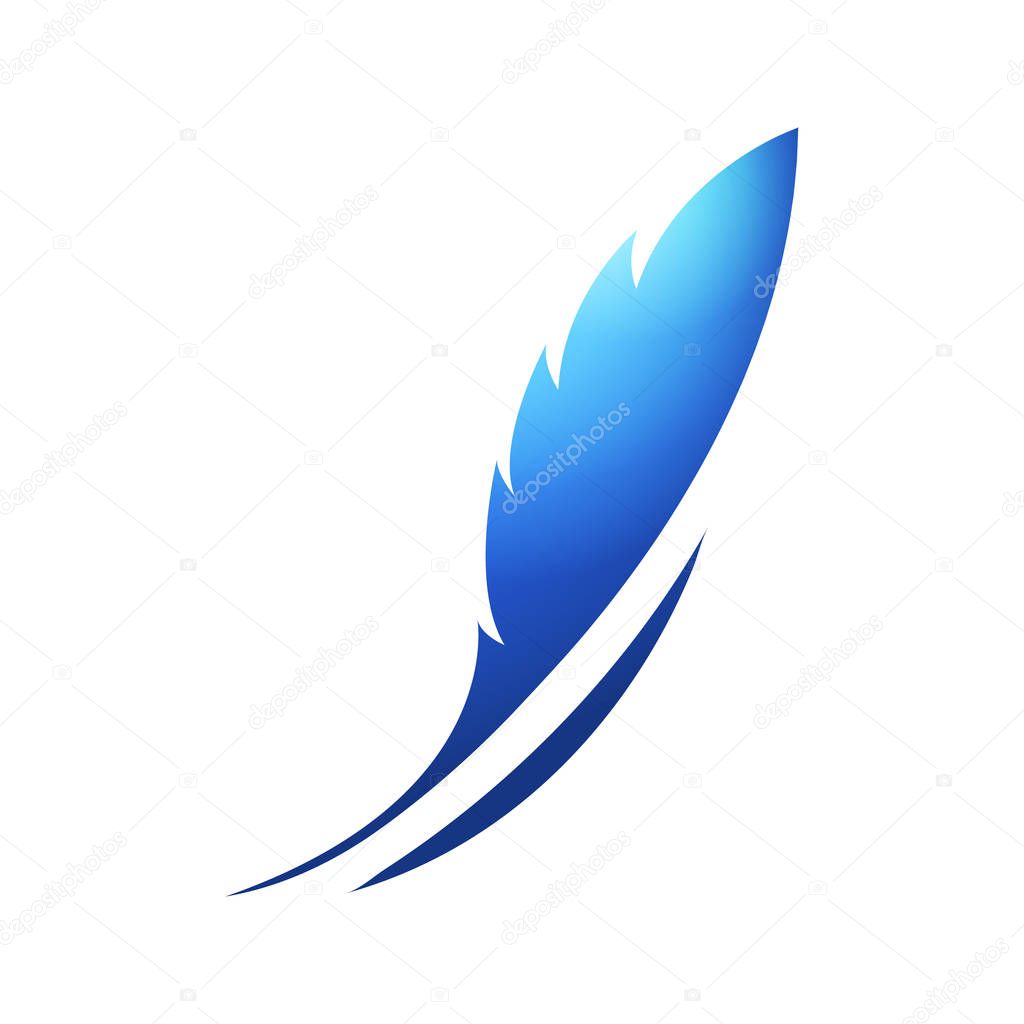 leaf logo template in the form of abstract