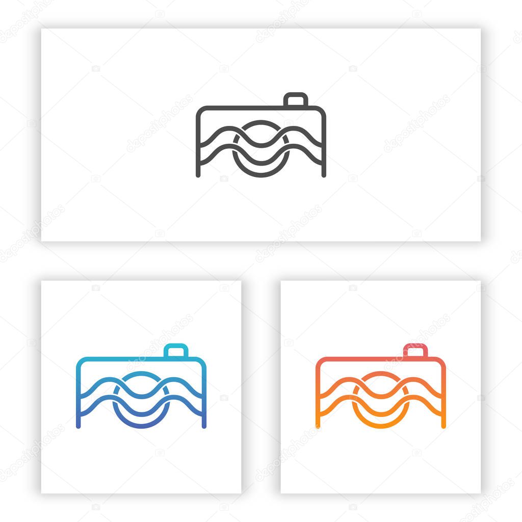 Camera abstract logo templates for your company and business
