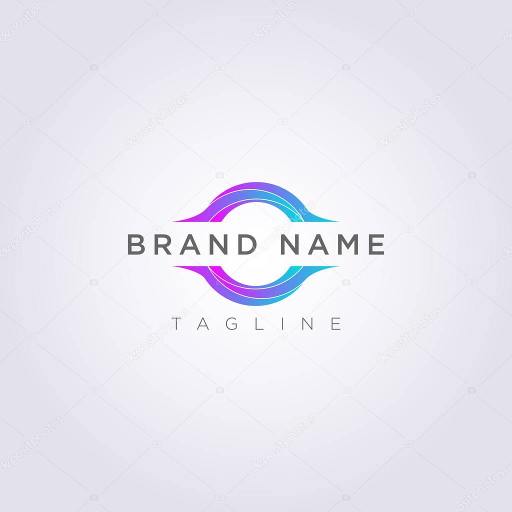 Circle logo templates resemble lenses for your business and brand