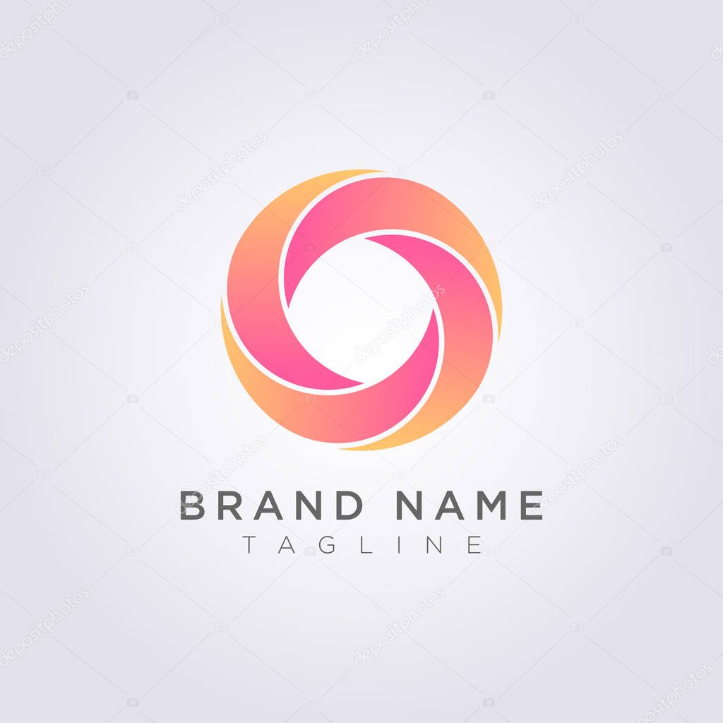abstract circle logo template for your business and brand