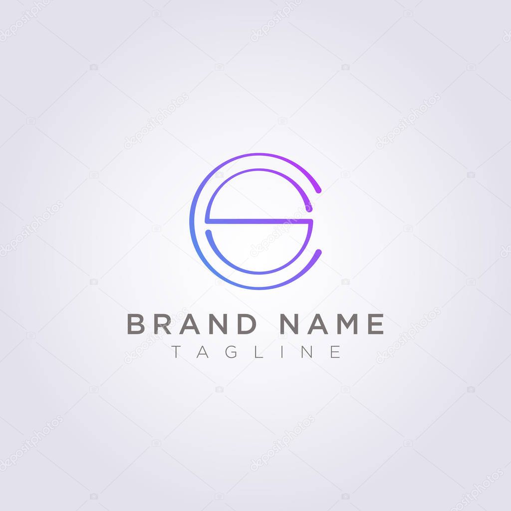 Luxury CS style letter logo design for your Business or Brand
