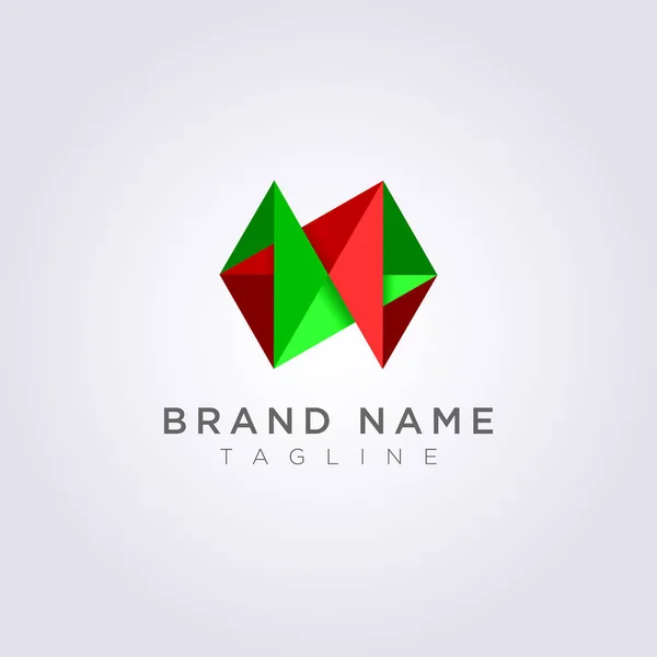 Geometría del diseño Iconos abstractos del logotipo para que usted utilice — Vector de stock