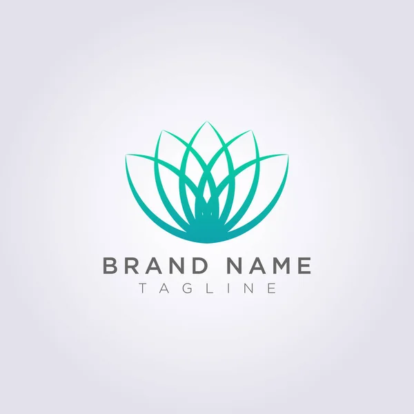 Vector Design Luxury Flower Logo Icon